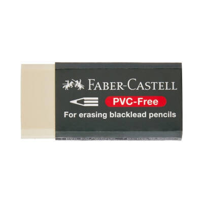 Faber Castell Silgi, İz Bırakmaz, Tek Parça, Beyaz - Faber Castell