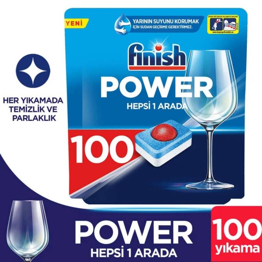 Finish Bulaşık Makinesi Deterjanı Tablet, Hepsi Bir Arada, 100'lü - 2