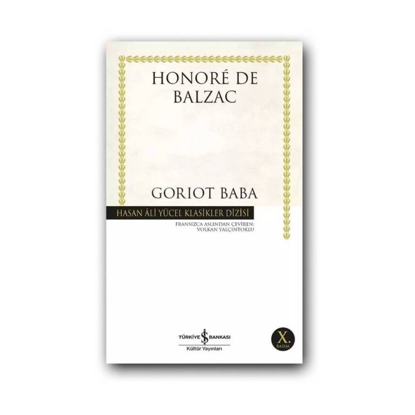 Gorıot Baba, Honor De Balzac, Edebiyat, Klasik Roman, Karton Kapak - 1