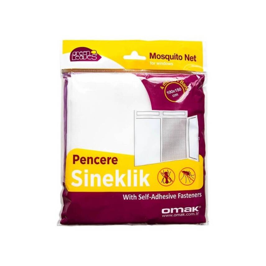 GreenLeaves Pencere Sinekliği, 100x150 cm, Kolay Montaj, Etkili Koruma - 1