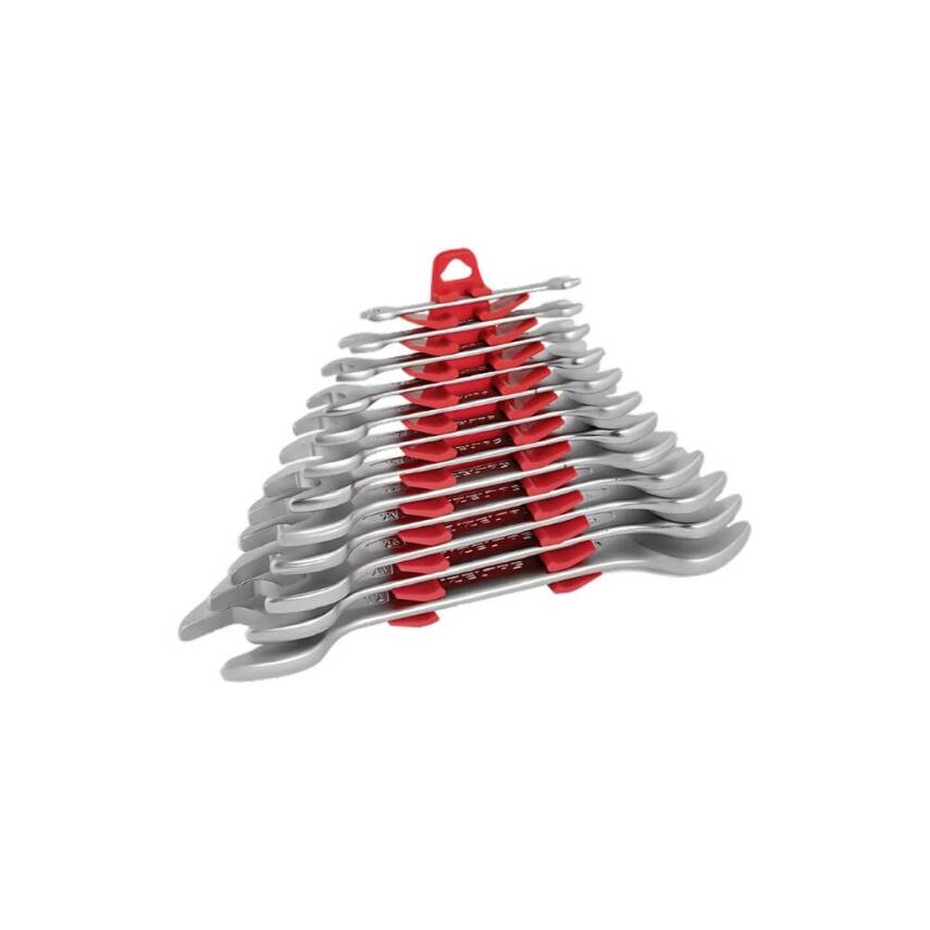 İzeltaş İki Ağız Anahtar Takımı, 12 Parça, Kısa Boy, Dayanıklı Çelik - 1