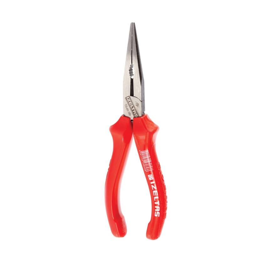 İzeltaş İzole Karga Burun Pense, 160 mm Opak Seri,Güvenli ve Dayanıklı - 1