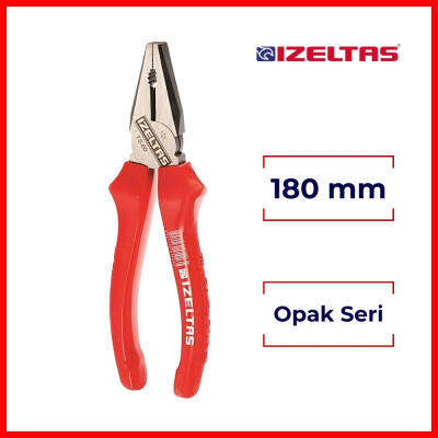İzeltaş Kombine Pense, 180 mm, Opak Seri, Dayanıklılık, Güçlü Tutuş - 2