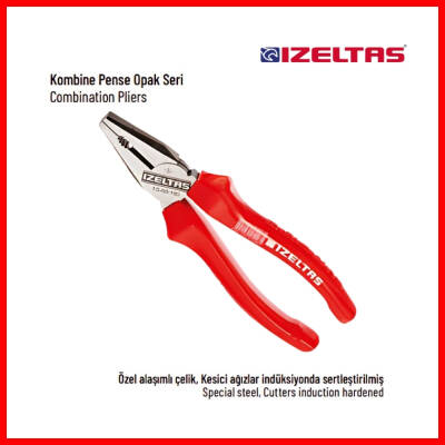 İzeltaş Kombine Pense, 180 mm, Opak Seri, Dayanıklılık, Güçlü Tutuş - 3