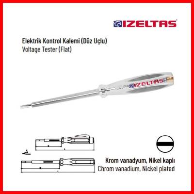 İzeltaş Kontrol Kalemi, 135 mm, Elektrik Akımı Testi, Güvenli, Hassas - 4