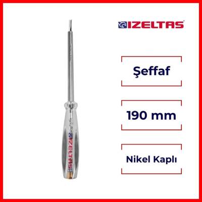 İzeltaş Kontrol Kalemi, 190 mm, Elektrik Akımı Testi, Güvenli, Hassas - 2