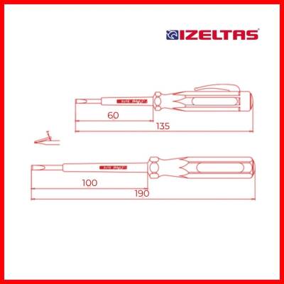 İzeltaş Kontrol Kalemi, 190 mm, Elektrik Akımı Testi, Güvenli, Hassas - 3