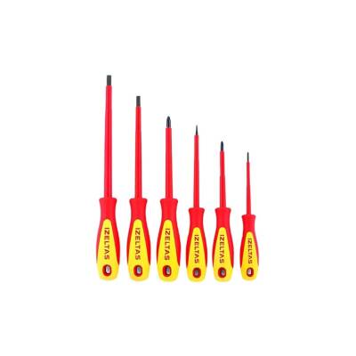 İzeltaş Tornavida Seti, 6 Parça, Elektrikçi İzoleli 1000V, Dayanıklı - İzeltaş