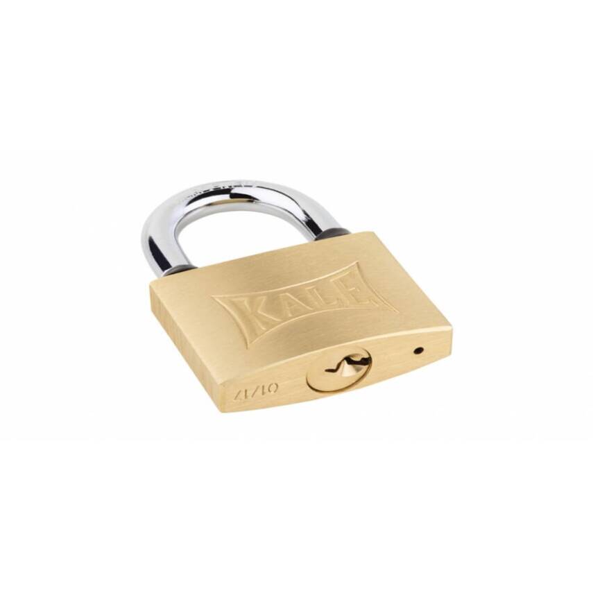 Kale 10-240 Asma Kilit, 38 mm, Sarı, Dayanıklı ve Güvenli Tasarım - 1