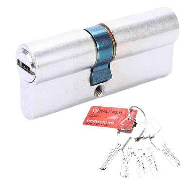 Kale Kilit 164 BNE Kilit Göbeği, Bilyalı, Emniyet Kartlı, 68mm, Nikel - Kale Kilit