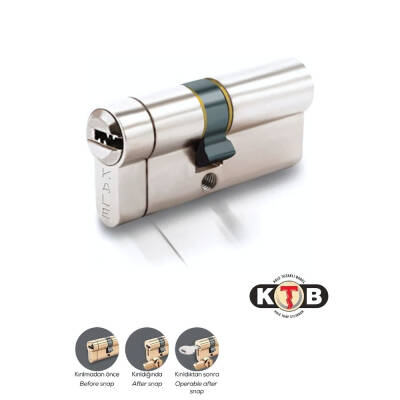 Kale Kilit 164 KTBS Kilit Göbeği, Tuzaklı, Barel, 68mm, Nikel - Kale Kilit