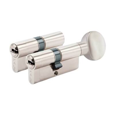 Kale Kilit 264 Ortak Anahtarlı Kilit, 2'li, SNC+SMC, 68 mm, Nikel - Kale Kilit