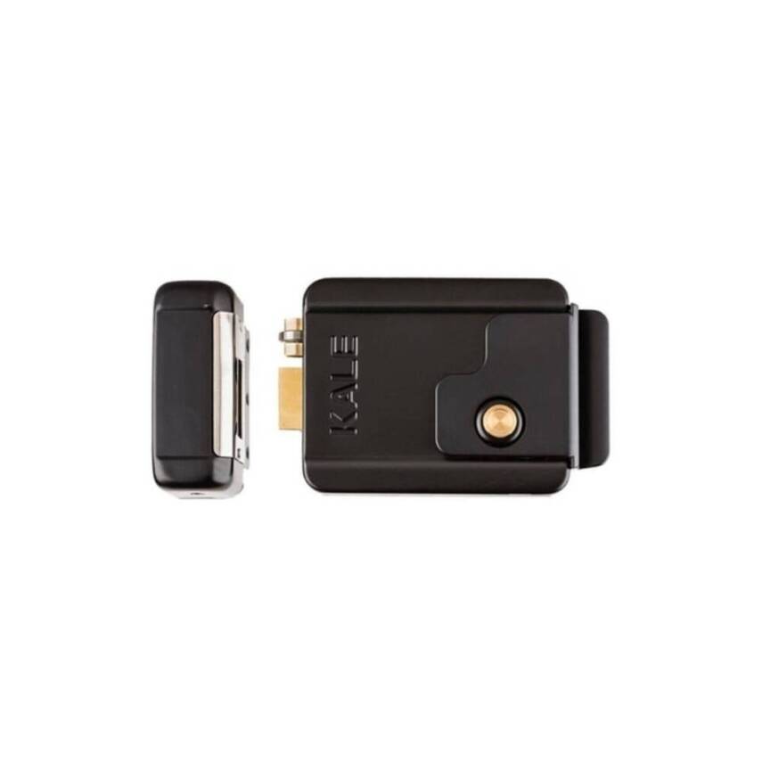 Kale Kilit Elektrikli Kapı Otomat Kilidi, Makaralı, Siyah, Dayanıklı - 2