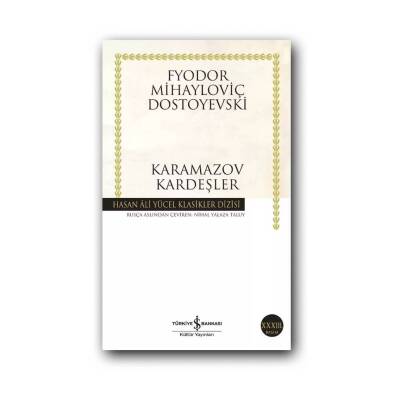 Karamazov Kardeşler, Dostoyevski, Klasik Rus Romanı, Karton Kapak - Türkiye İş Bankası Kültür Yayınları