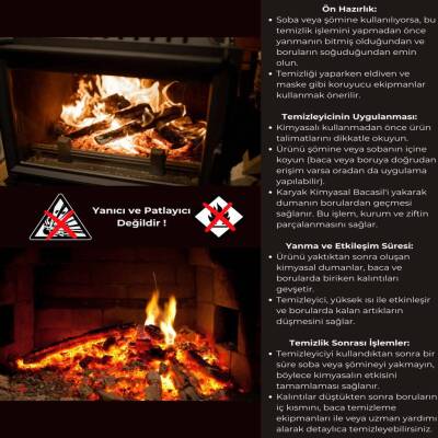 Karyak Kimyasal Baca, Boru Temizleyici, Şömine ve Soba Boruları İçin - 2