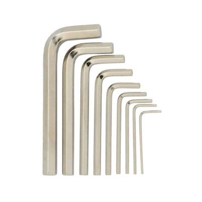 Kendo Alyan Seti, 9 Parçalı Standart Ölçü, Nikel Kaplama Anahtarı Seti - Kendo