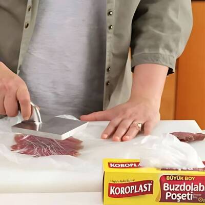 Koroplast Büyük Boy Buzdolabı Poşeti 30 x 45 cm, 20'li, 4 Al 3 Öde - 4