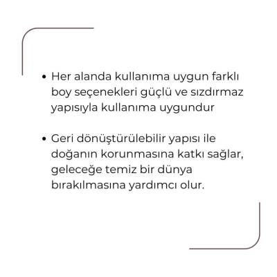 Koroplast Eko Endüstriyel Çöp Torbası, Battal Boy, Siyah - 5