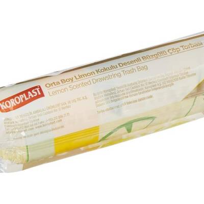 Koroplast Güçlü Büzgülü Çöp Torbası, Orta Boy, Limon Kokulu - 4