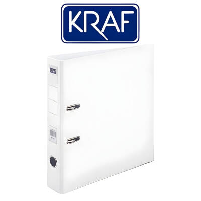 Kraf Büro Klasörü, 10 Adet, Dar, A4 Boyut, 2 Halkalı, Beyaz - 2