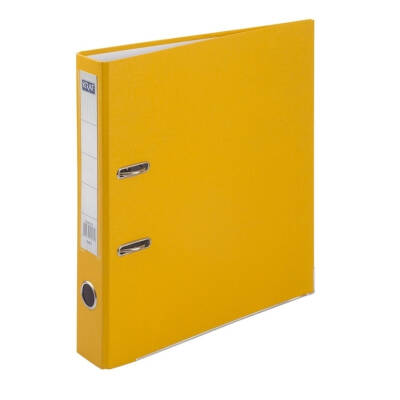 Kraf Büro Klasörü, 10 Adet, Dar, A4 Boyut, 2 Halkalı, Sarı - 2