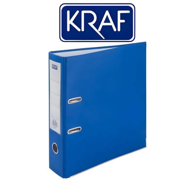Kraf Büro Klasörü, 10 Adet, Geniş, A4 Boyut, 2 Halkalı, Mavi - 2