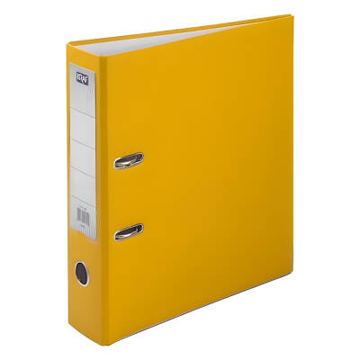 Kraf Büro Klasörü, 10 Adet, Geniş, A4 Boyut, 2 Halkalı, Sarı - 3