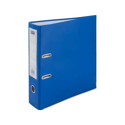 Kraf Büro Telgraf Klasörü, A5 Boyut, 2 Halkalı, Mavi - Kraf