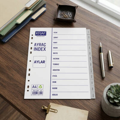 Kraf Seperatör, Tarih Ayları, Klasör İçi Ayraç, Düzenleyici - 3