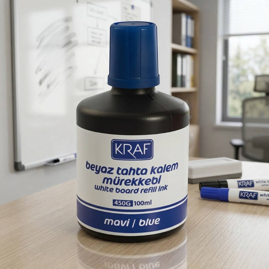 Kraf Tahta Kalemi Mürekkebi, 450G Modeli, 100 ml, Mavi - 2