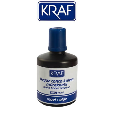 Kraf Tahta Kalemi Mürekkebi, 450G Modeli, 100 ml, Mavi - 3