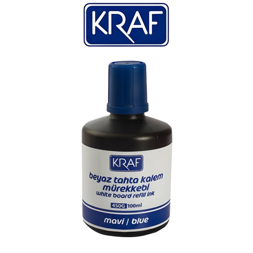 Kraf Tahta Kalemi Mürekkebi, 450G Modeli, 100 ml, Mavi - 3