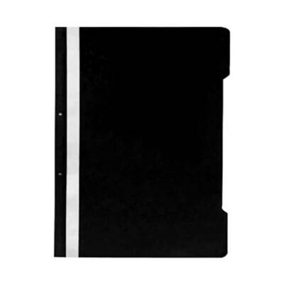 Kraf Telli Dosya, 10 Adet, 50'li Paket, A4, 2 Delikli, Siyah - 3