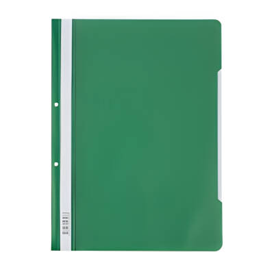 Kraf Telli Dosya, 10 Adet, 50'li Paket, A4, 2 Delikli, Yeşil - 3