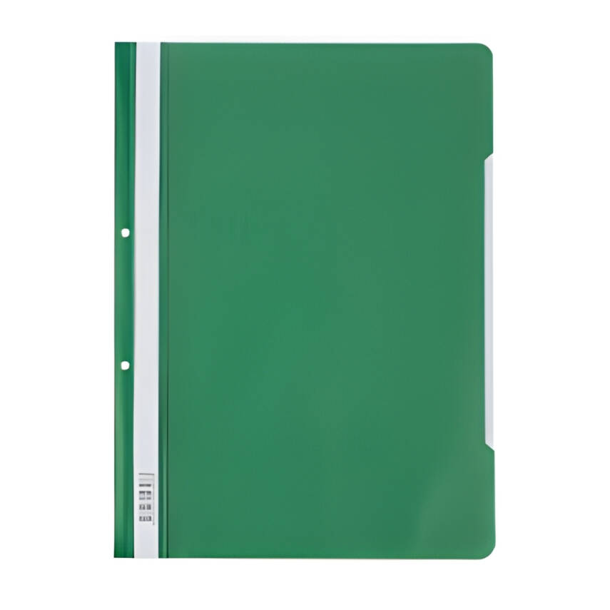 Kraf Telli Dosya, 10 Adet, 50'li Paket, A4, 2 Delikli, Yeşil - 3