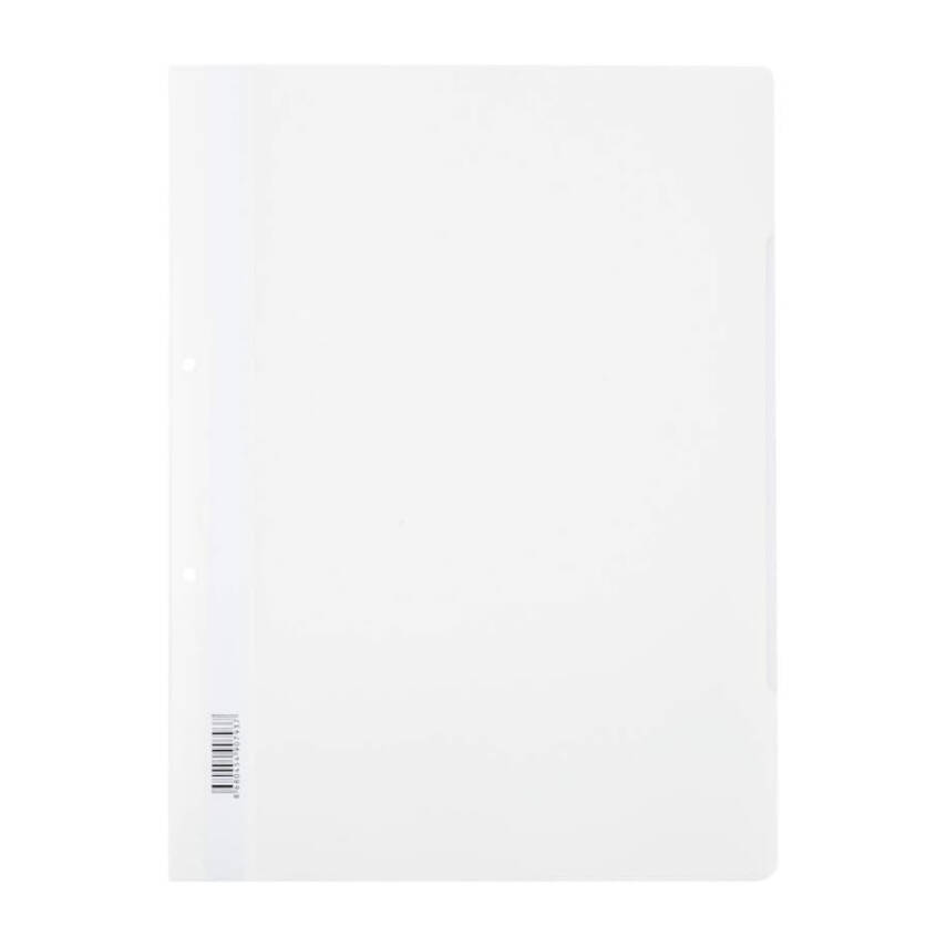 Kraf Telli Dosya, 50'li Paket, A4 Boyut, 2 Delikli Yapı, Beyaz - 1