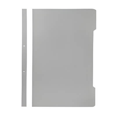 Kraf Telli Dosya, 50'li Paket, A4 Boyut, 2 Delikli Yapı, Gri - Kraf