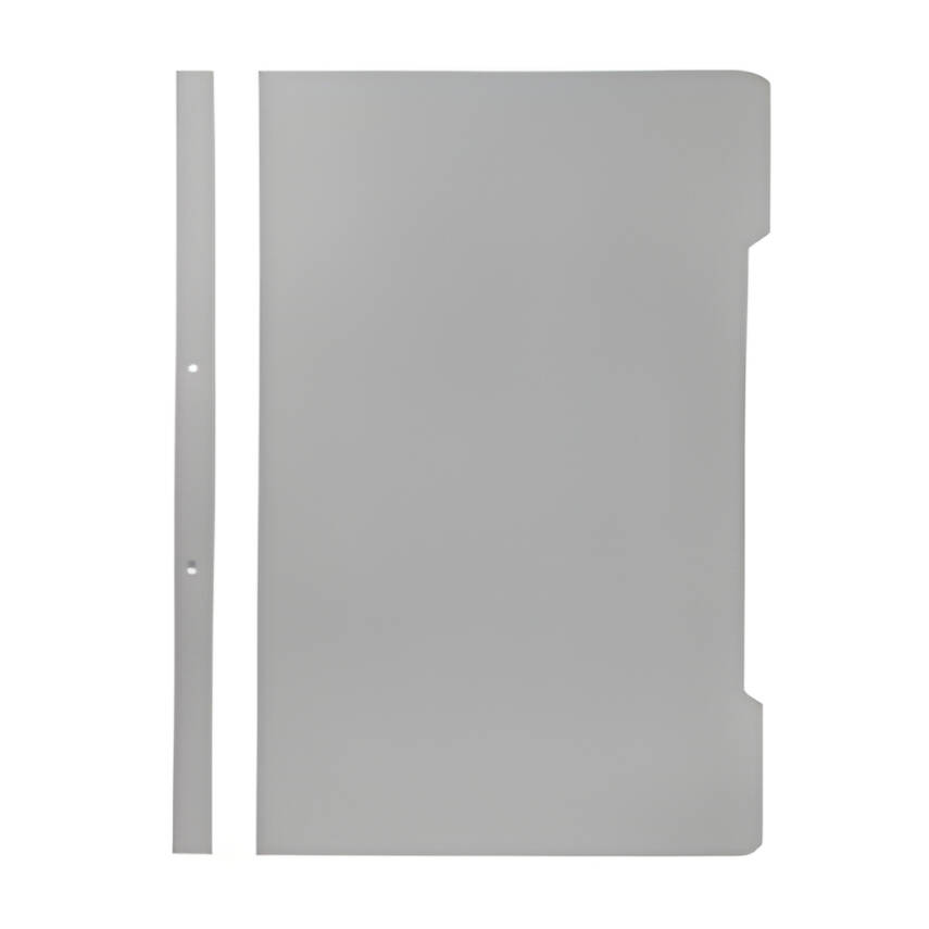 Kraf Telli Dosya, 50'li Paket, A4 Boyut, 2 Delikli Yapı, Gri - 1