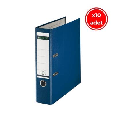 Leitz 180° Büro Klasörü, 10 Adet, Plastik, Geniş, A4 Boyut, Mavi - Leitz