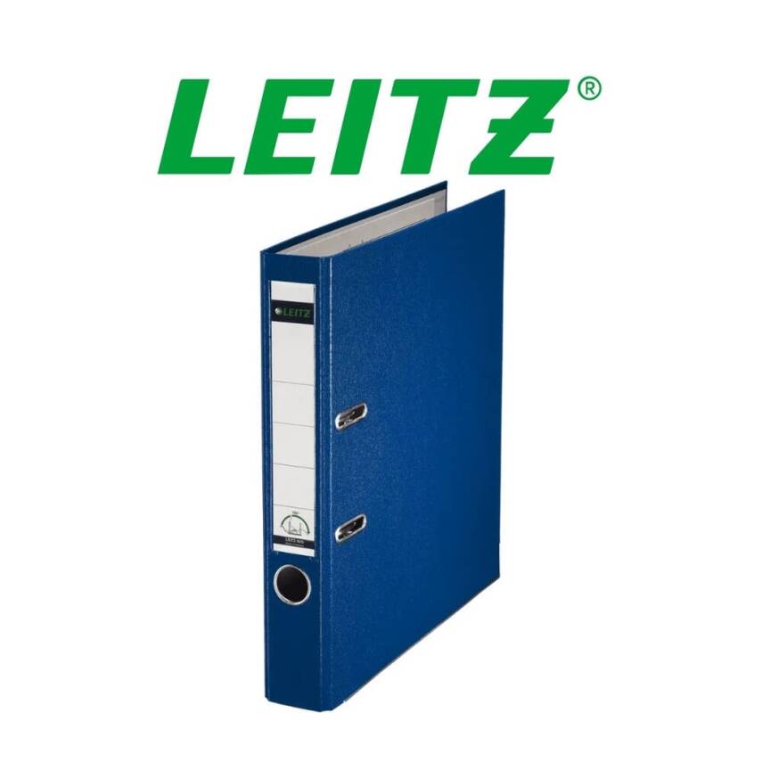 Leitz 180° Büro Klasörü, Plastik, Dar, A4 Boyut, Mavi - 3