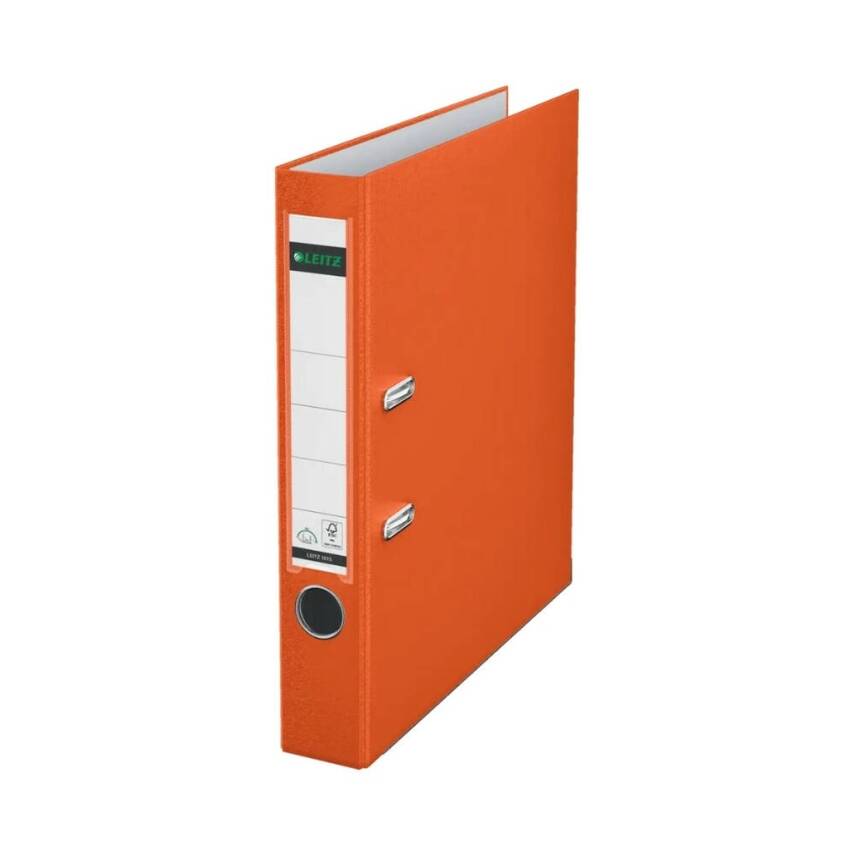 Leitz 180° Büro Klasörü, Plastik, Dar, A4 Boyut, Turuncu - 1