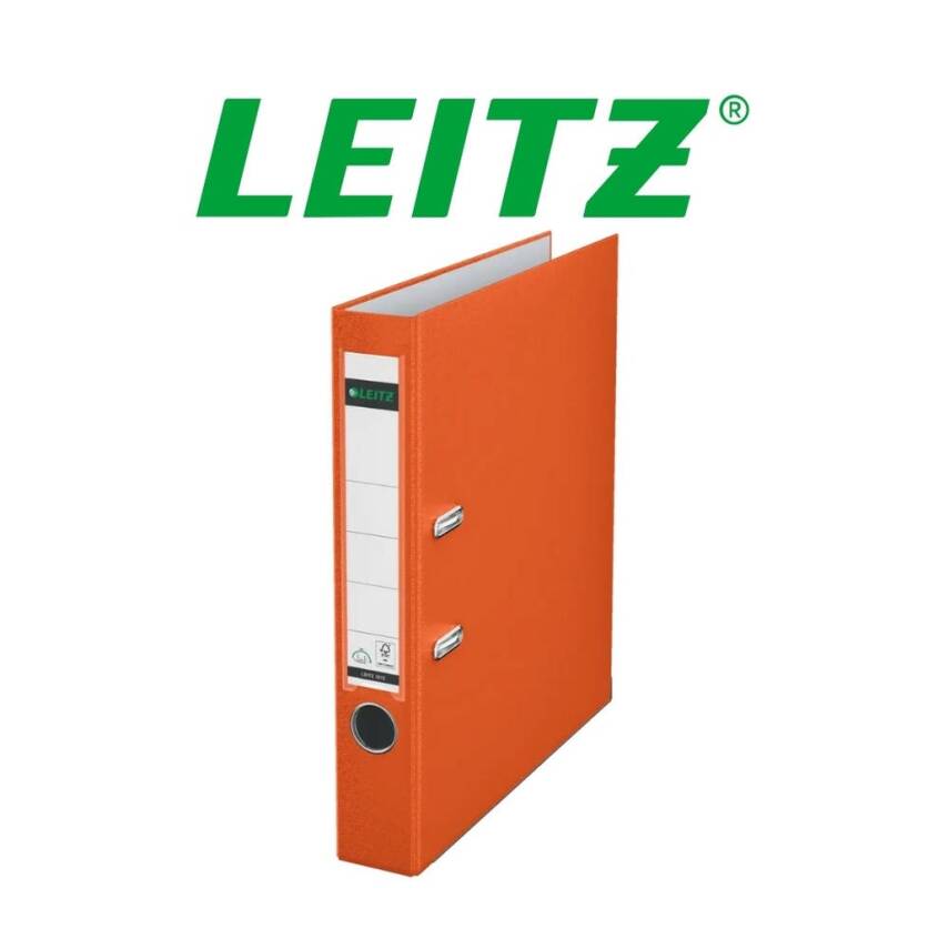 Leitz 180° Büro Klasörü, Plastik, Dar, A4 Boyut, Turuncu - 3