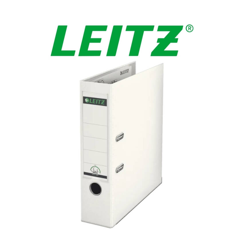 Leitz 180° Büro Klasörü, Plastik, Geniş, A4 Boyut, Beyaz - 3
