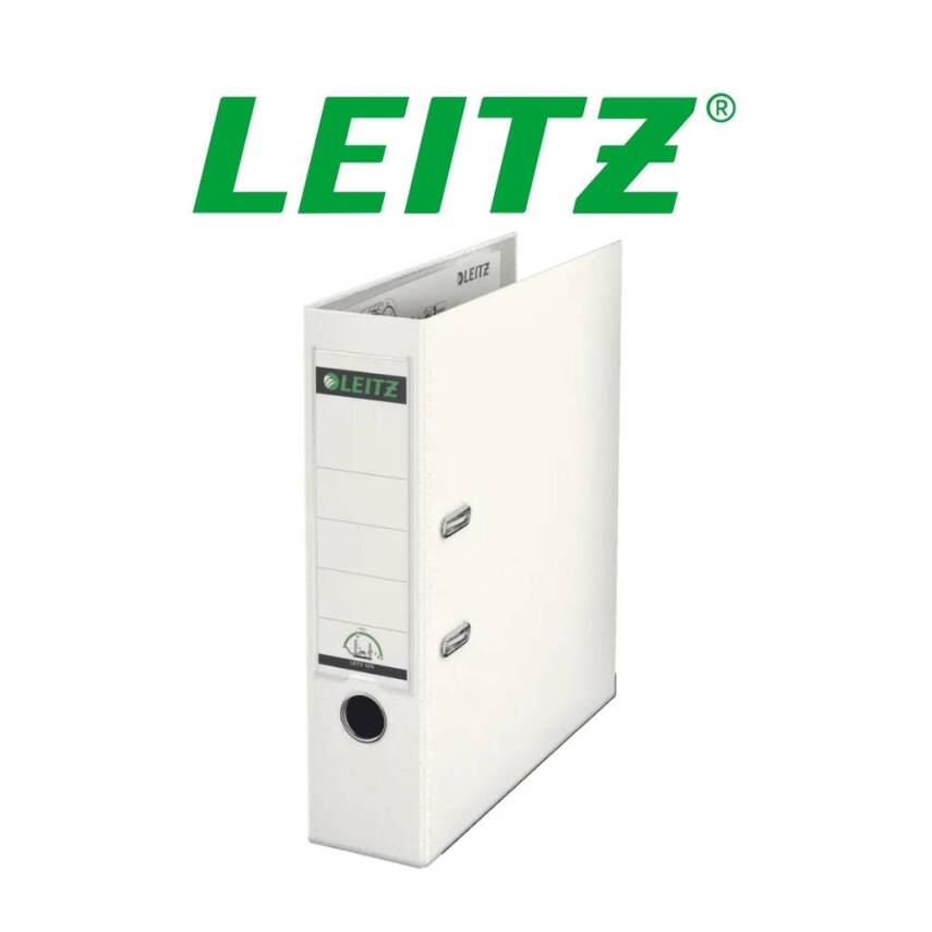 Leitz 180° Büro Klasörü, Plastik, Geniş, A4 Boyut, Beyaz - 3