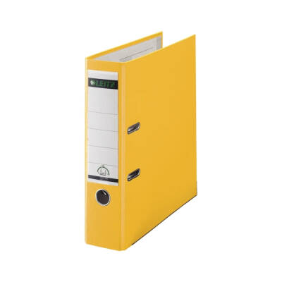 Leitz 180° Büro Klasörü, Plastik, Geniş, A4 Boyut, Sarı - Leitz