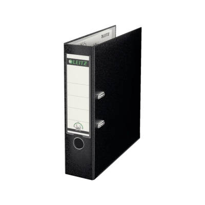 Leitz 180° Büro Klasörü, Plastik, Geniş, A4 Boyut, Siyah - Leitz