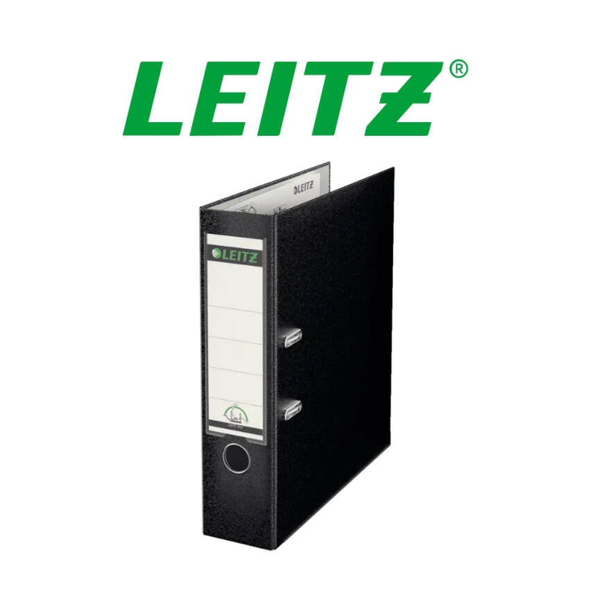 Leitz 180° Büro Klasörü, Plastik, Geniş, A4 Boyut, Siyah - 3