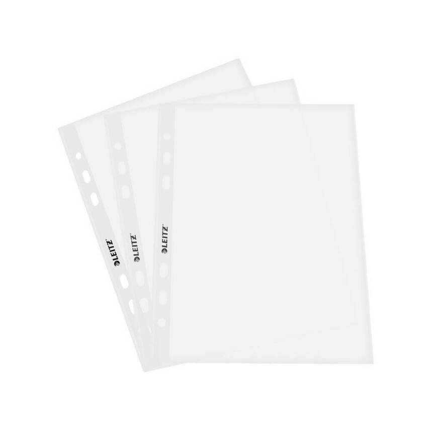 Leitz A5 Şeffaf Poşet Dosya, 10 Adet, 50'li Paket, 6 Delik, Dayanıklı - 6