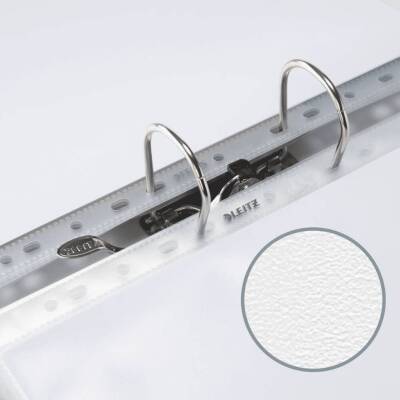 Leitz A5 Şeffaf Poşet Dosya, 10 Adet, 50'li Paket, 6 Delik, Dayanıklı - 7