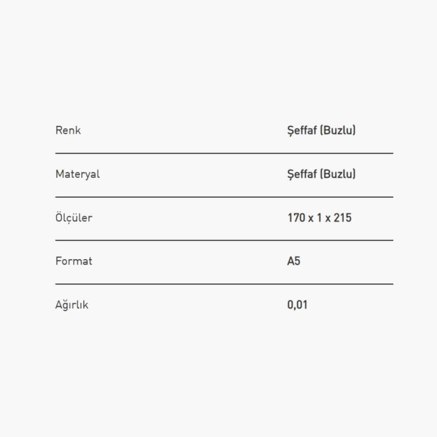 Leitz A5 Şeffaf Poşet Dosya, 50'li Paket, 6 Delikli, Dayanıklı - 8